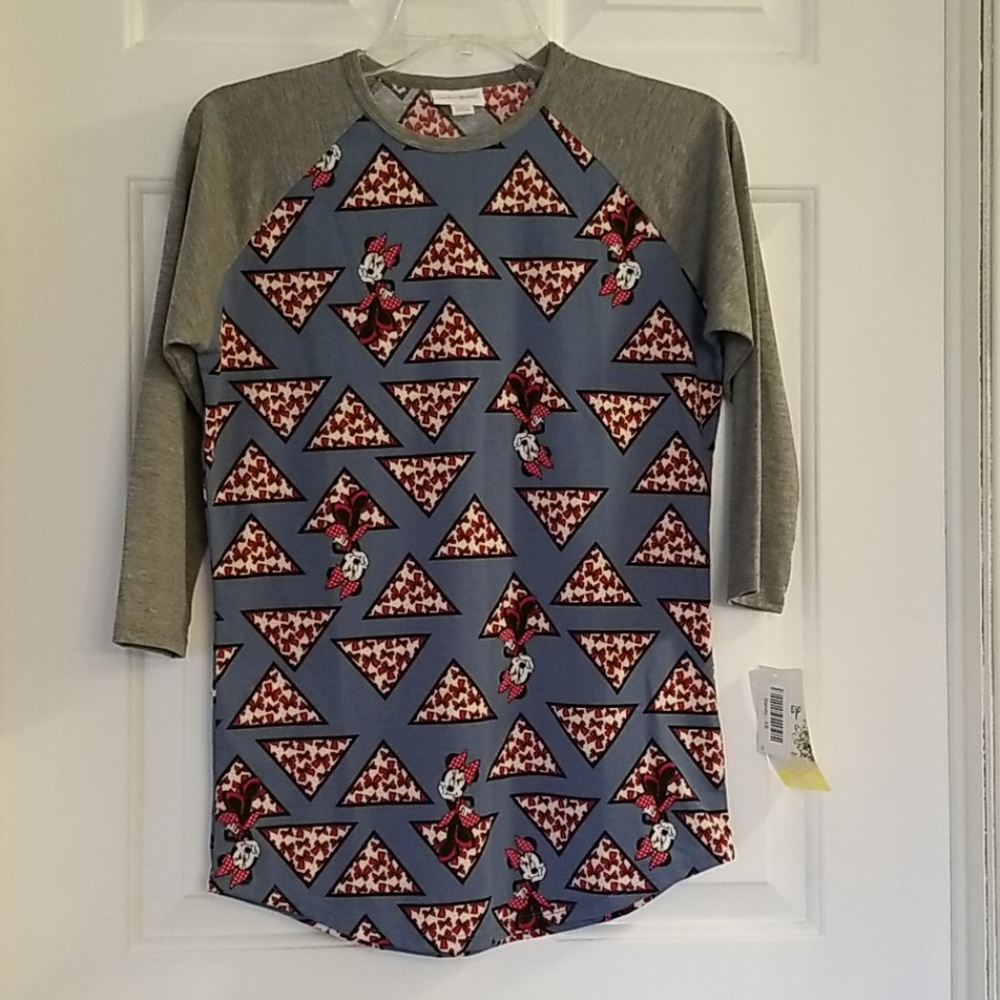 Lularoe disney randy style Tunic 3/4 sleeve top